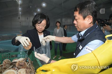 오유경 식약처장 수입수산물 검사 단 한 건 빈틈도 없도록 연합뉴스