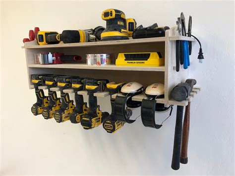 Power Tool Storage Tool Holder Wall Mounted Drill Organizer Etsy