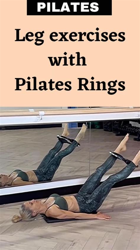 Leg Workout With Pilates Rings Rollover Press Magic Circle Workout