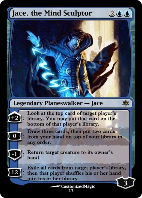 Jace, The Mind Sculptor | Magic The Gathering Proxy Cards