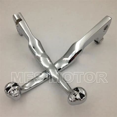 Motorcycle Skull Chrome Brake Clutch Lever For Yamaha V Star 250