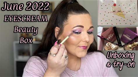 June Eyescream Beauty Box Unboxing Try On Michelle Youtube