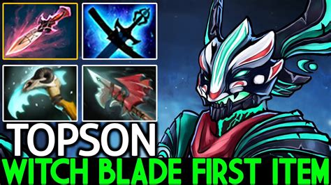 TOPSON Outworld Destroyer Created New Meta Witch Blade First Item