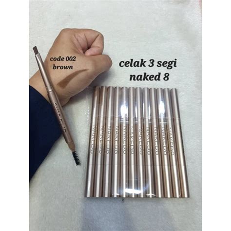 EYEBROW NAKED BERBENTUK 3 SEGI BRUSH KENING RM12 UNTUK 1PCS EYEBROW