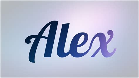 Significado Del Nombre Alex Youtube