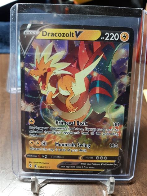 Dracozolt V Evolving Skies Ultra Rare Nm Ebay