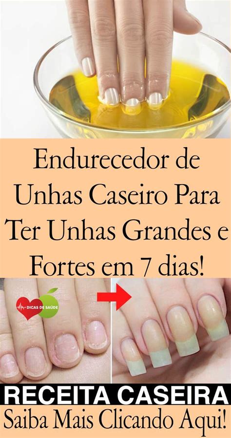 Receitas Caseiras Para Crescimento E Fortalecimento Das Unhas COMO