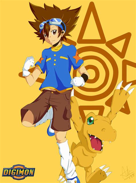 Taichi And Agumon By Meongngng On Deviantart