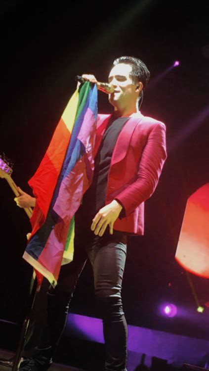 Brendon Urie Lockscreens Pride Flag Sorry For Th Tumbex