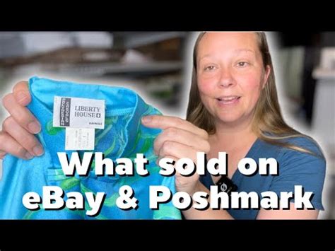 What Sold On Ebay Poshmark And Mercari Reselling Thrifted Clothing