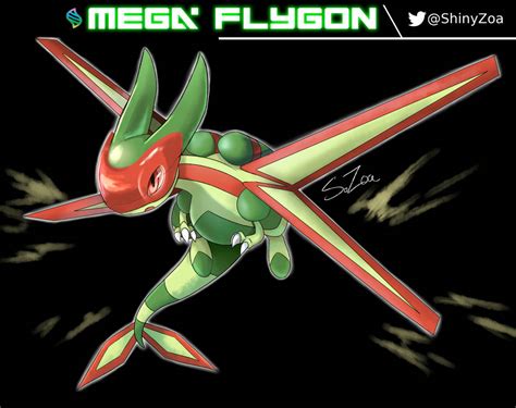 Mega Flygon By Shinyzoa On Deviantart