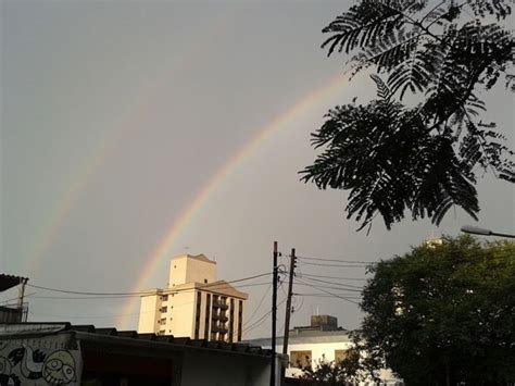 G Ap S Tarde Quente E Chuva Leitores Flagram Arco Ris Em Sp