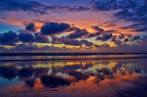 Ocean sunset stock image. Image of breathtaking, cloud - 30387717