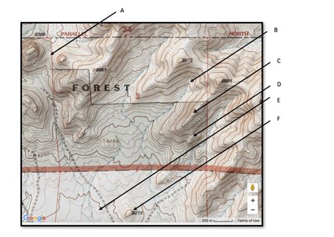 Topographic Map Diagram Optional Diagram Quizlet