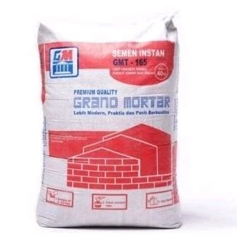 Jual Semen Instant Lem Perekat Bata Ringan Hebel Grand Mortar Kg