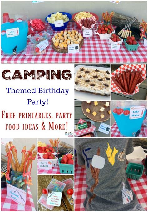 Camping Theme Party Ideas Fun Camping Birthday Party Ideas Camping