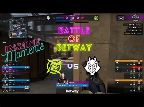 G Vs Nip Battle Of Betway Highlights Csgo Moments Youtube