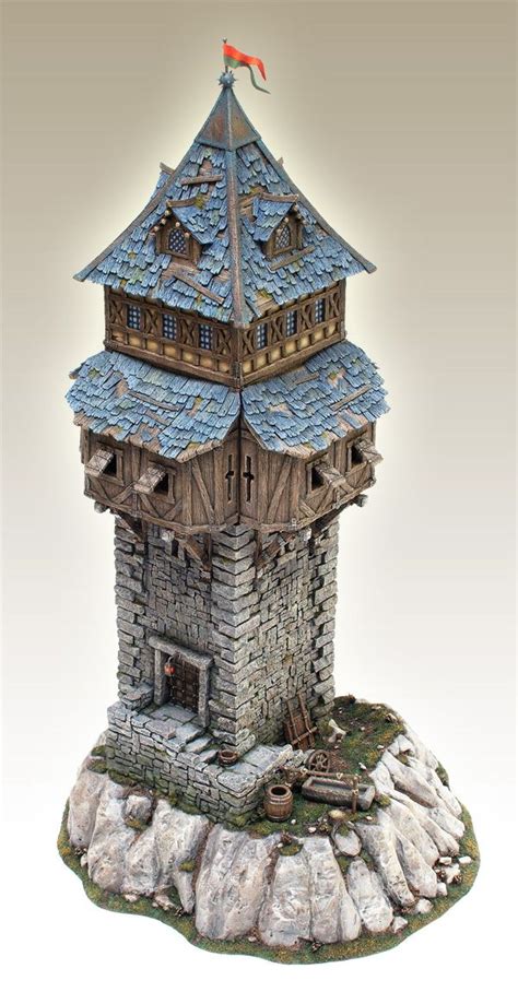 Water For The Townsfolk Fantasy House Medieval Tower Tower