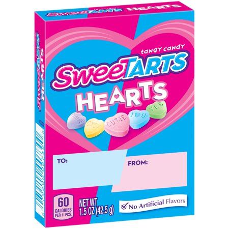 Sweettarts Tangy Candy Hearts Allergy and Ingredient Information