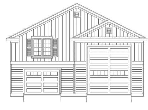 Garage Plan 51668 3 Car Garage Apartment Traditional Style