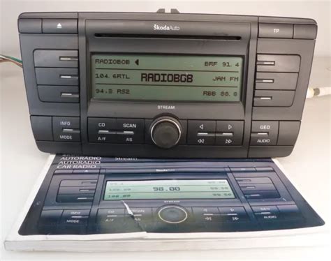 Autoradio Stream Cd Radio Z A Skoda Octavia Ii Mit Code Eur