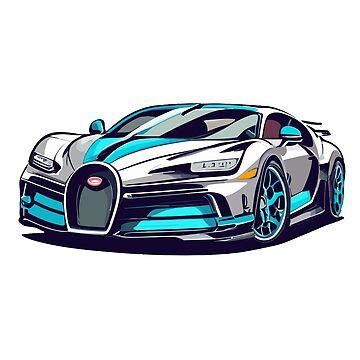 "Bugatti Divo - Cartoon Design" Art Print for Sale by PoppinDesigner ...