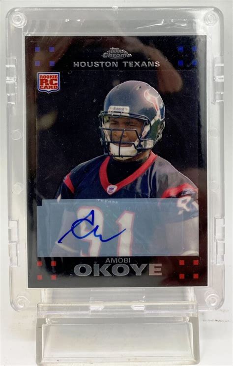 Topps Chrome Rookie Autograph Issue Amobi Okoye Card Tc