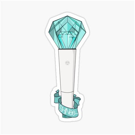 Shinee Lightstick Sticker For Sale By Artlovekpop Redbubble