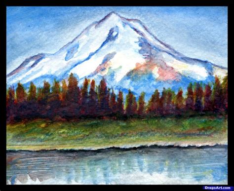 Desenhando Paisagens - Como Desenhar Paisagens (Muito Fácil) - Aprender a Desenhar