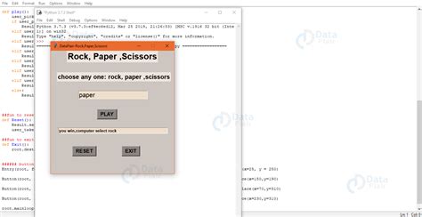 Python Rock Paper Scissors Game - DataFlair