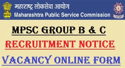 MPSC Group B C Recruitment 2023 Apply 8189 Vacancy Form