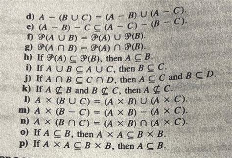 Solved 5 Prove Or Disprove Each Of The Following Formulas Chegg