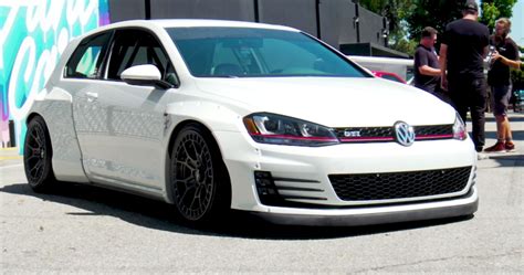 Rad 2015 Vw Golf Gti Was The First Mk7 In The United States To Wear A Pandem Wide Body Kit