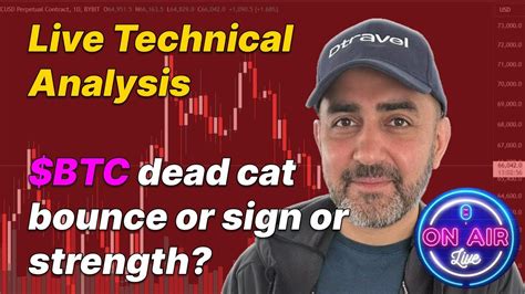 Live Technical Analysis Btc Dead Cat Bounce Or Sign Or Strength