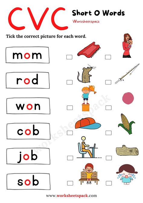 Free Short O Worksheets PDF - Printable and Online Worksheets Pack