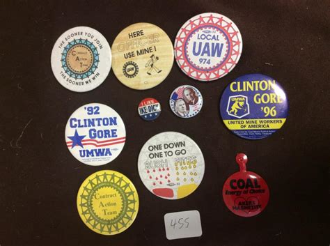 Lot Assorted Political Pins