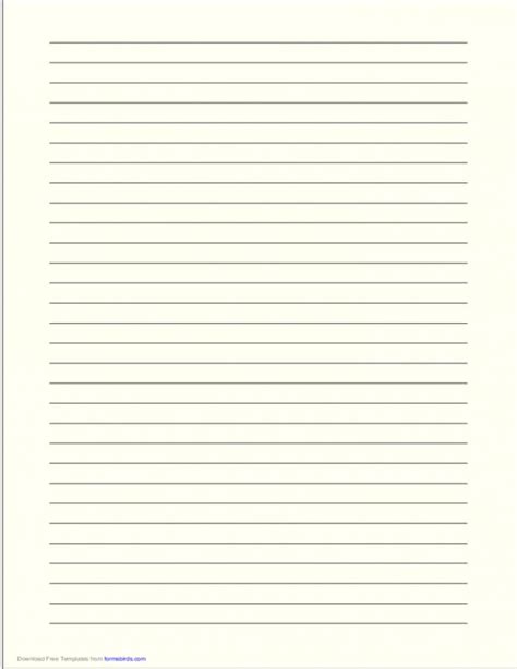 Lined Paper Template Pdf | Template Business