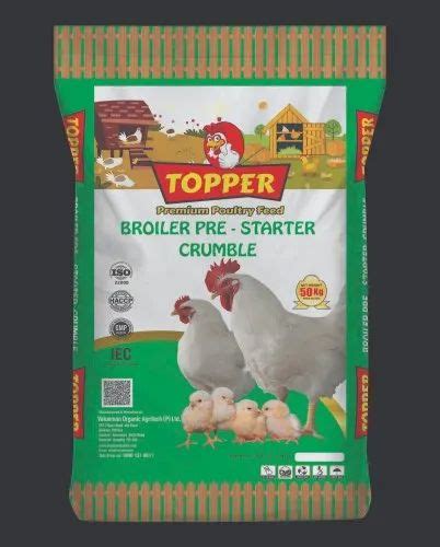 Valueman Poultry Feed Pre Starter Broiler Crumble 50 Kg Bag At Rs