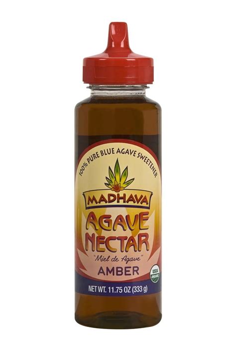 Madhava Agave Nectar Amber Miel De Agave 1175 Oz Organic Agave