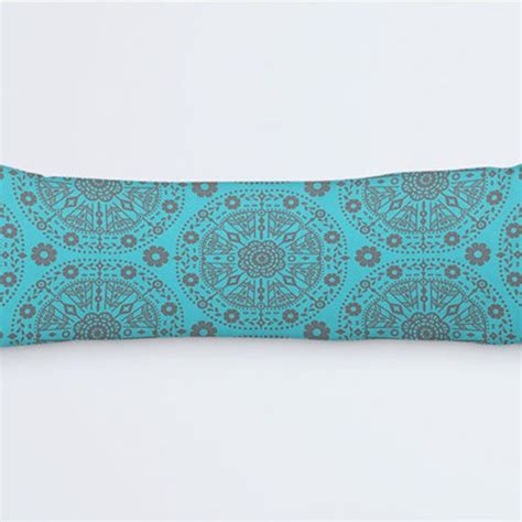 Blue Boho Pillow - Etsy