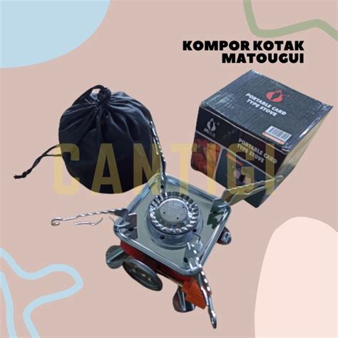 Jual Kompor Camping Kotak Matougui Portable Kompor Camping Portable