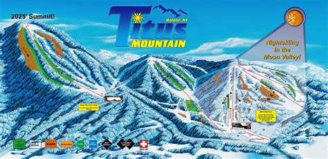 Titus Mountain Trail Map | OnTheSnow