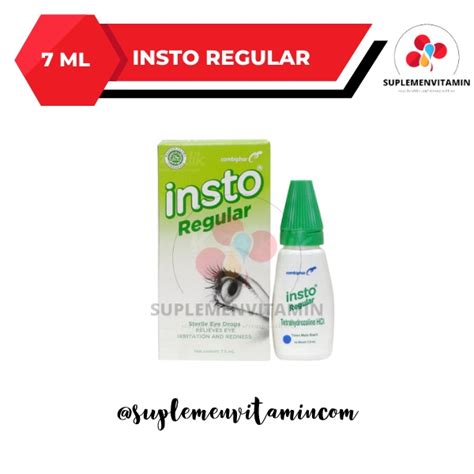 Jual Insto Eye Drop Reguler 7 5ml Untuk Mata Merah Gatal Dan Kering