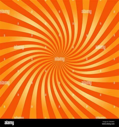 Sun Rays Orange Vector Abstract Background Stock Vector Image Art Alamy