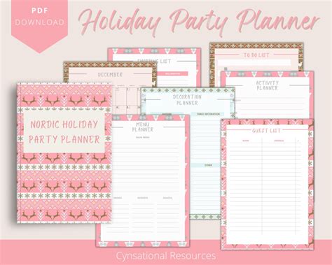 Party Planner Printable Planner for Party Organizer Planner Simple ...