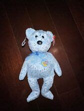 Decade The Bear Light Blue Beanie Babies Beaniepedia