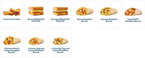 Sonic Menu With Prices Calories Updated February