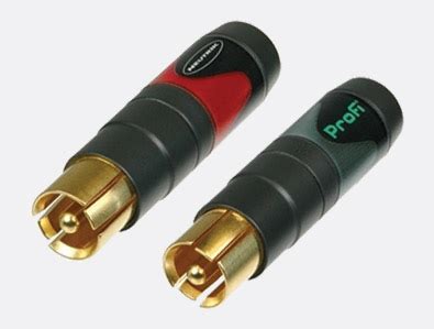 NEUTRIK CONNECTEURS RCA PHONO Fiches mâles et femelles