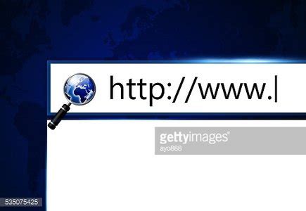 Screen With Adress Bar In Web Browser Stock Clipart Royalty Free