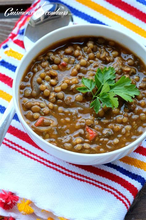 Les lentilles à la marocaine L3dess Cuisinons En Couleurs Recette